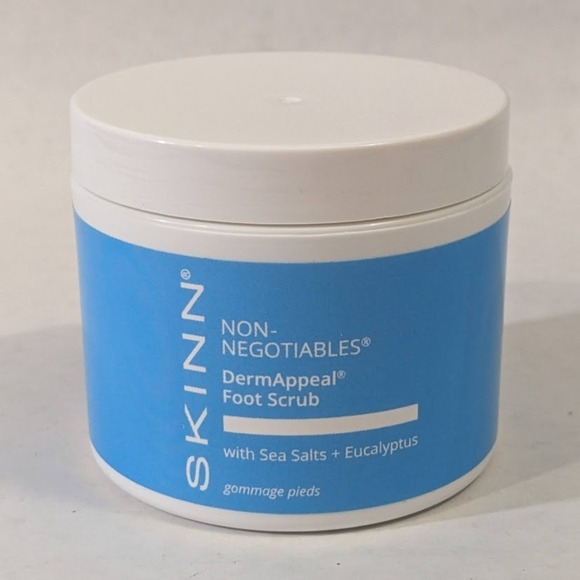 SKINN Other - SKINN Non-Negotiables DermAppeal Foot Scrub Sea Salts Eucalyptus 4oz 118ml NEW